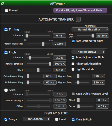 Multi Proces Save Presets